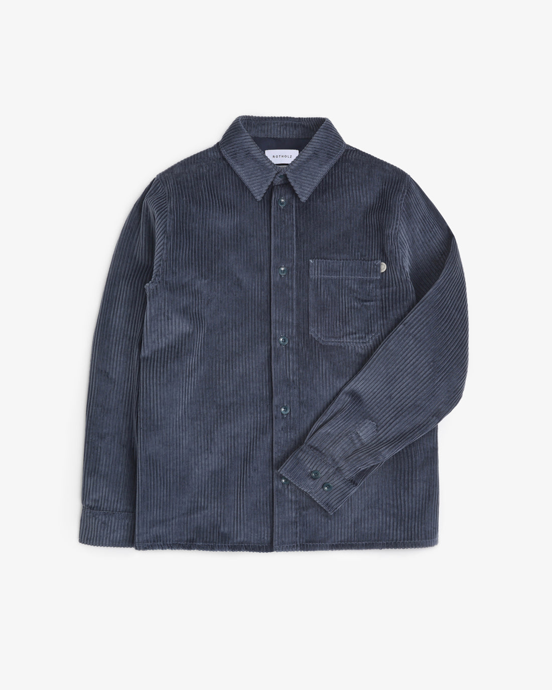 Cord Hemd Bio Baumwolle - Blau