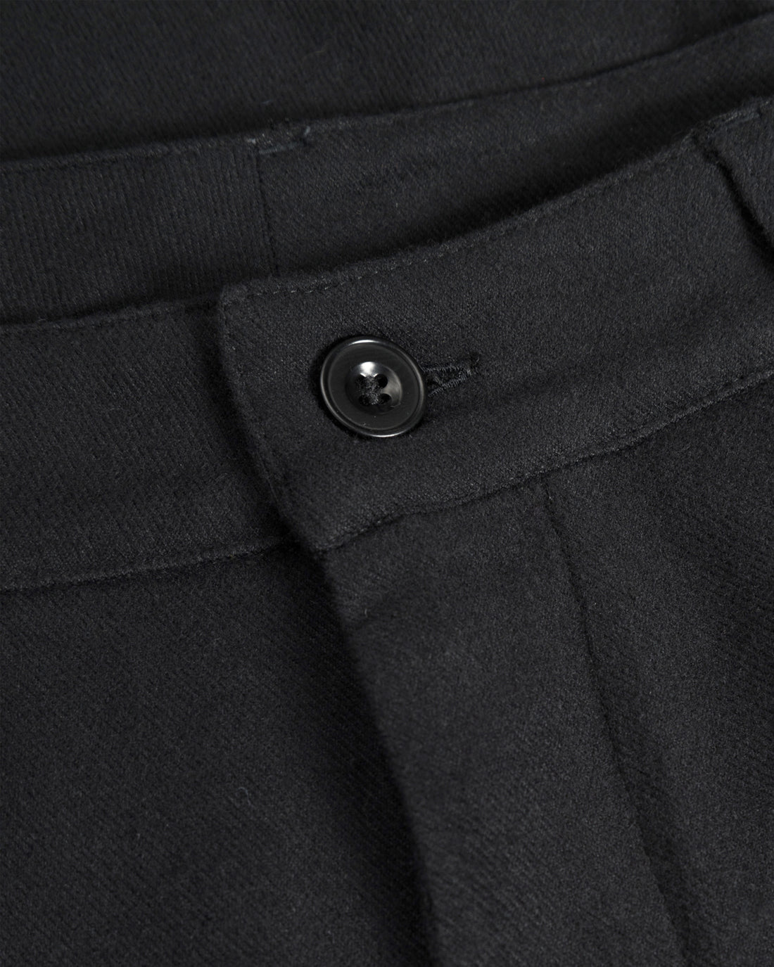 Flanell Hose Bio Baumwolle - Schwarz