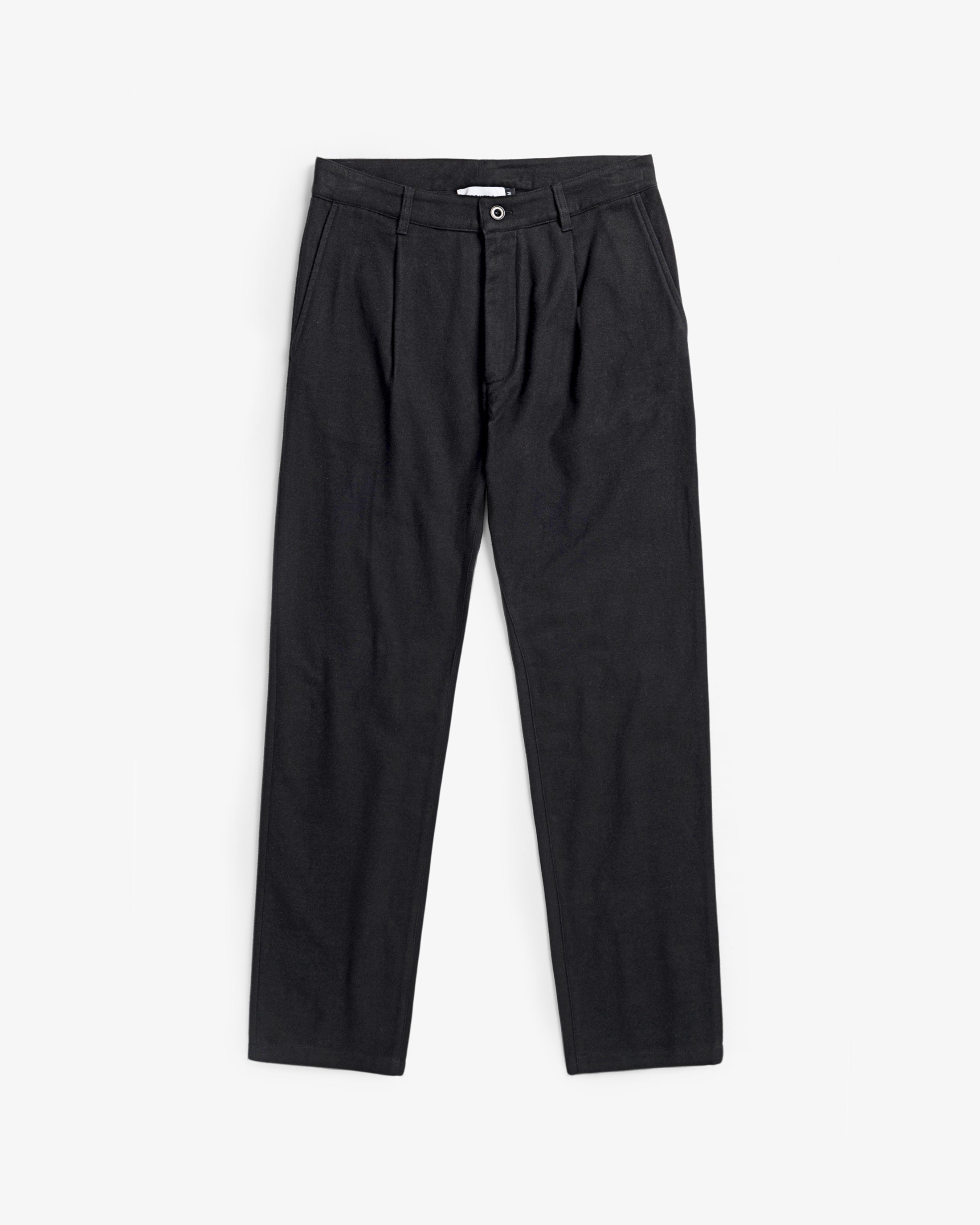 Flanell Hose Bio Baumwolle - Schwarz