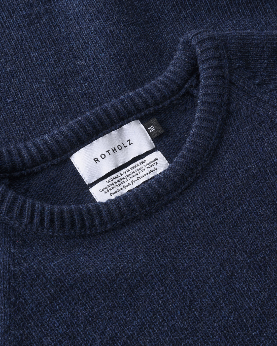 Smiling Strickpullover Recycelte Wolle - Dunkelblau
