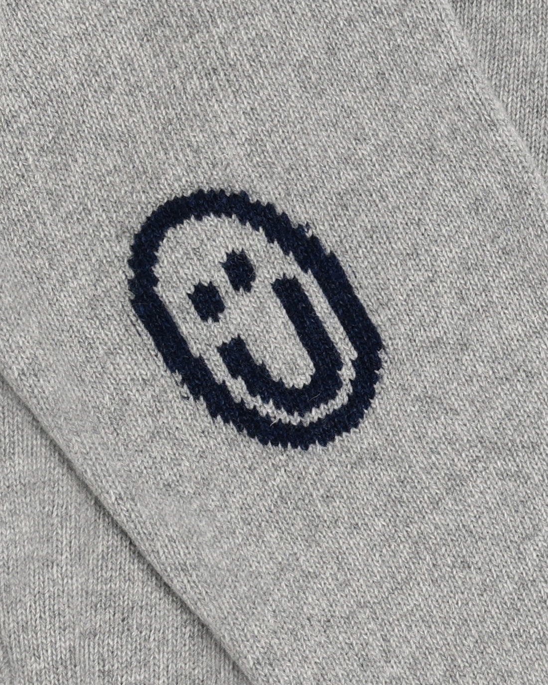 Smiling Strickpullover Recycelte Wolle - Hellgrau