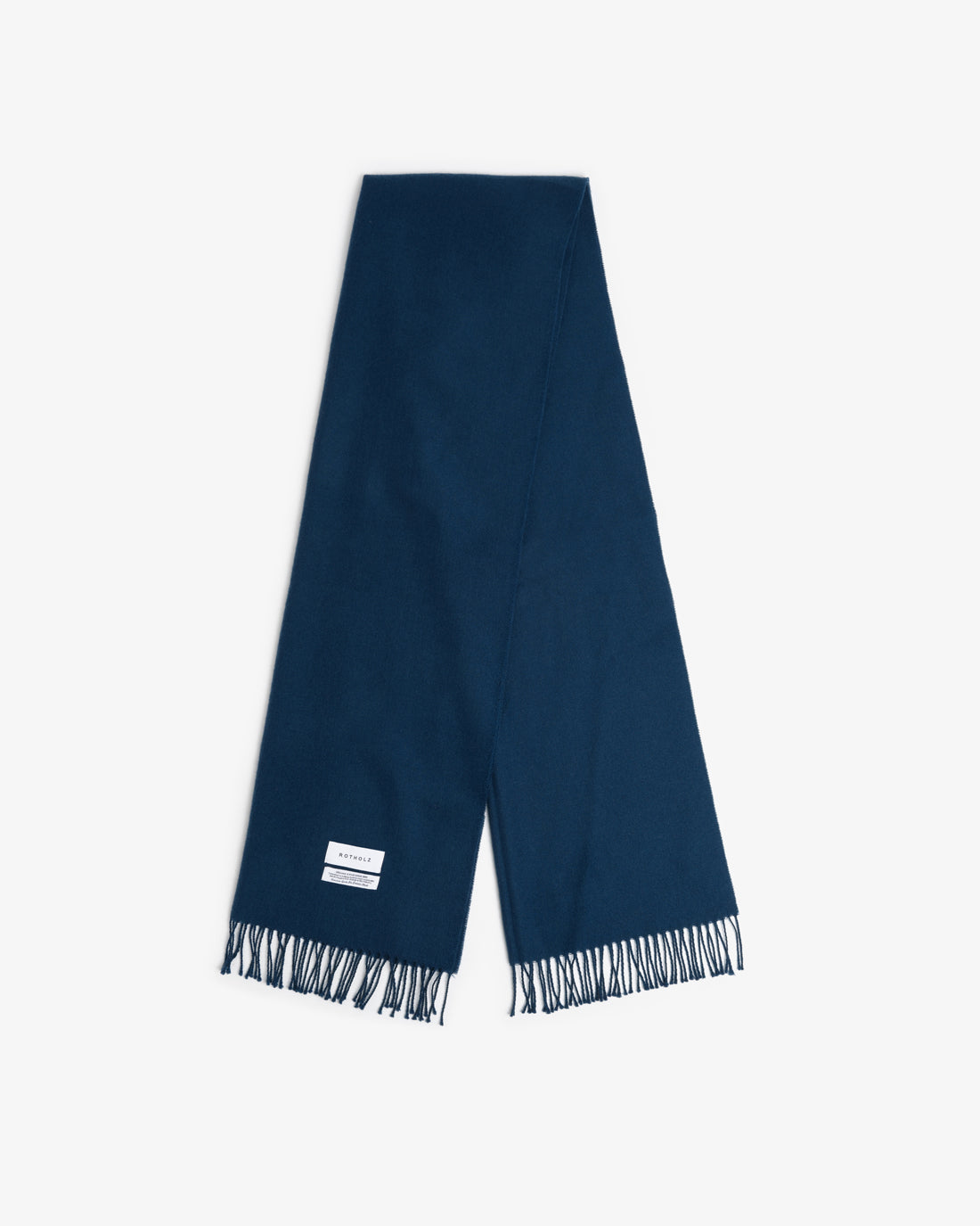 Webschal Merinowolle - Royalblau