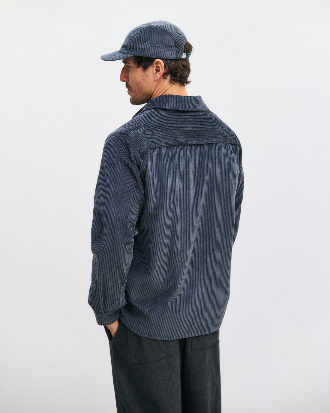 Cord Hemd Bio Baumwolle - Blau