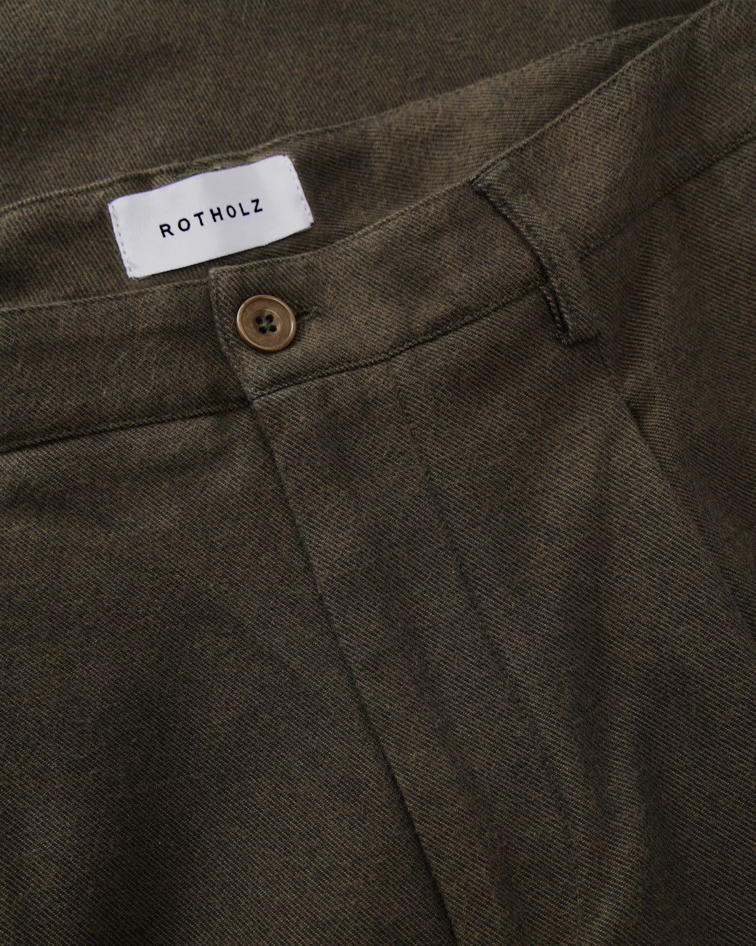 Flanell Hose Bio Baumwolle - Braun