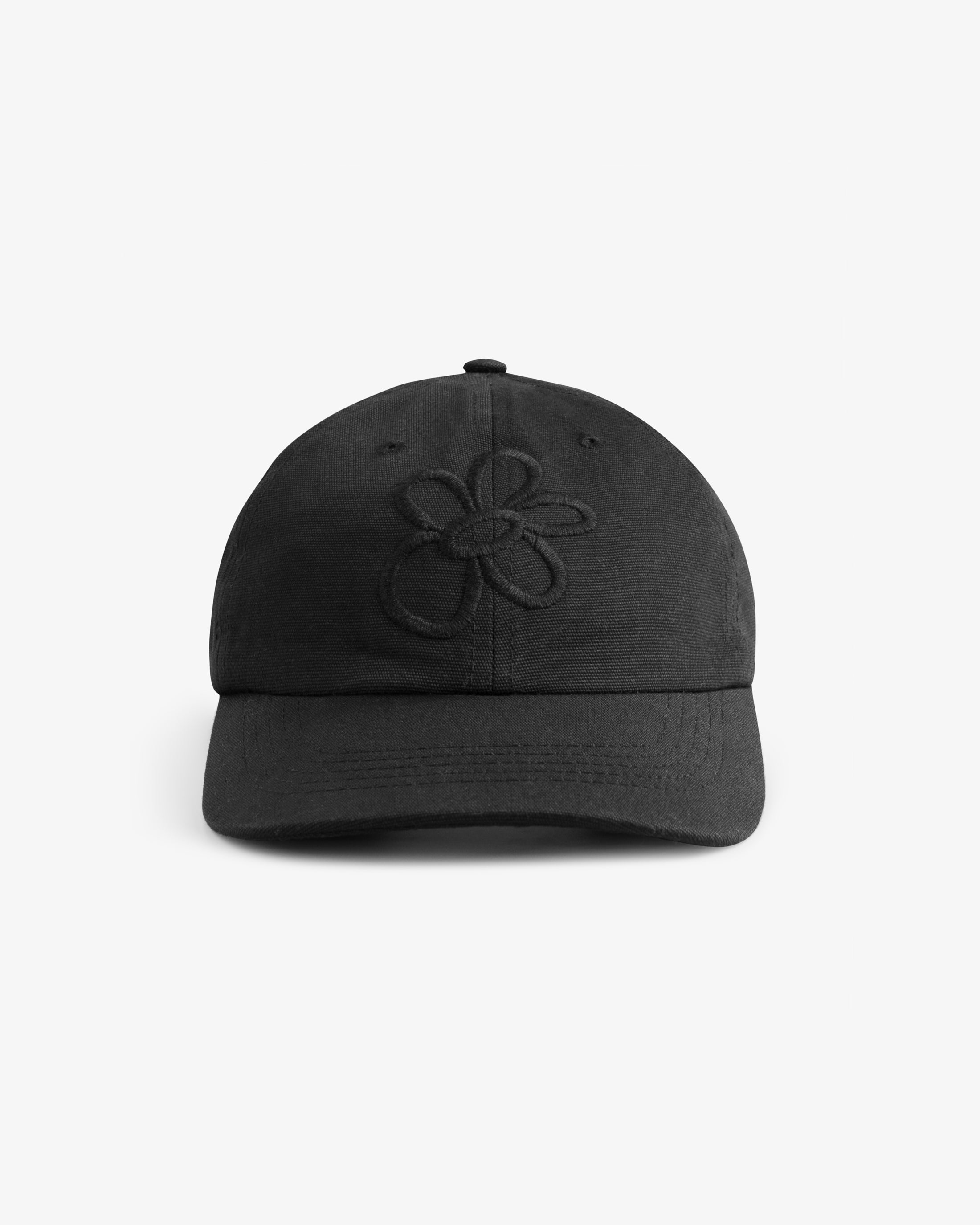 Flower Classic Cap Bio Baumwolle - Schwarz