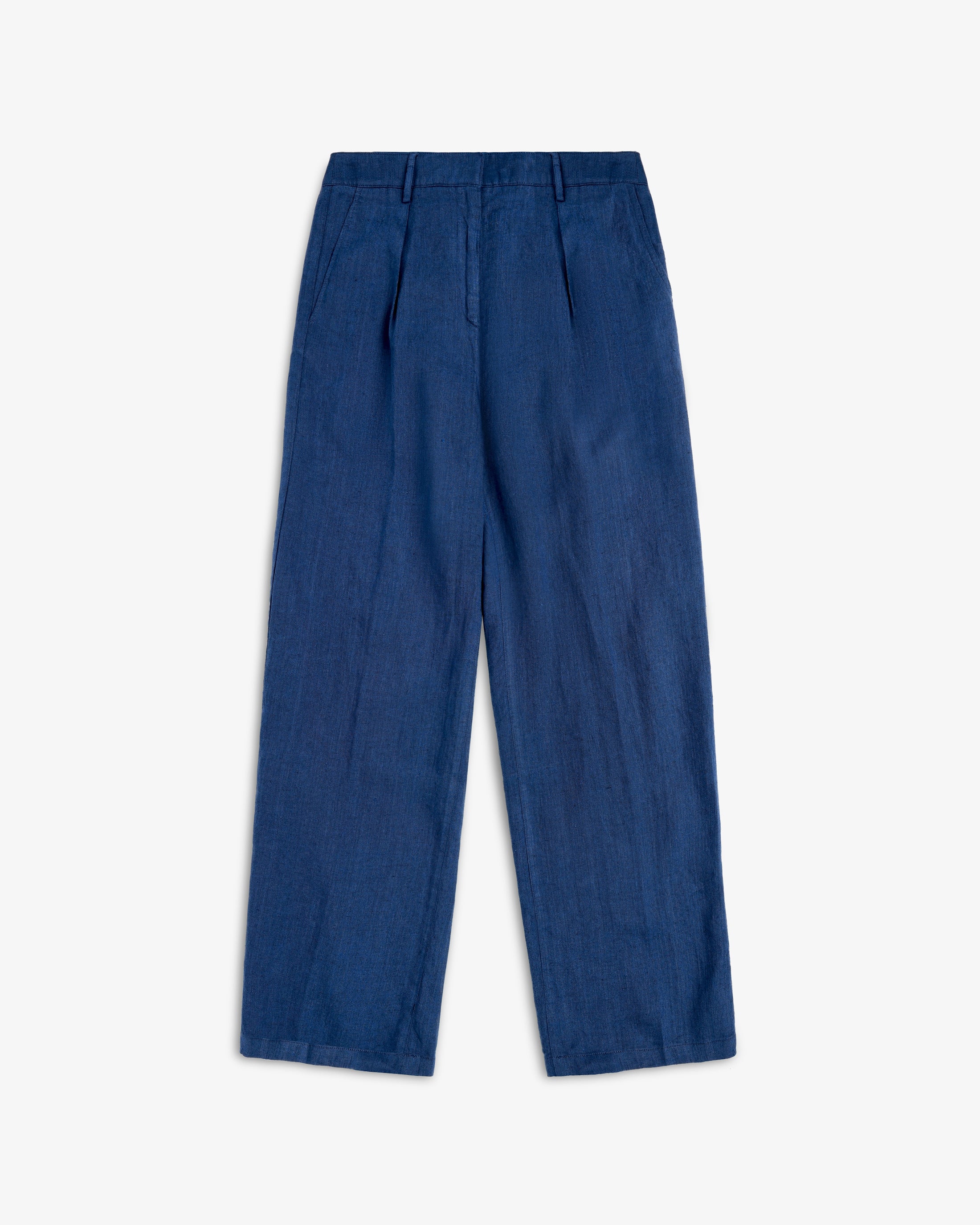 High Waist Hose Bio Baumwolle - Blau