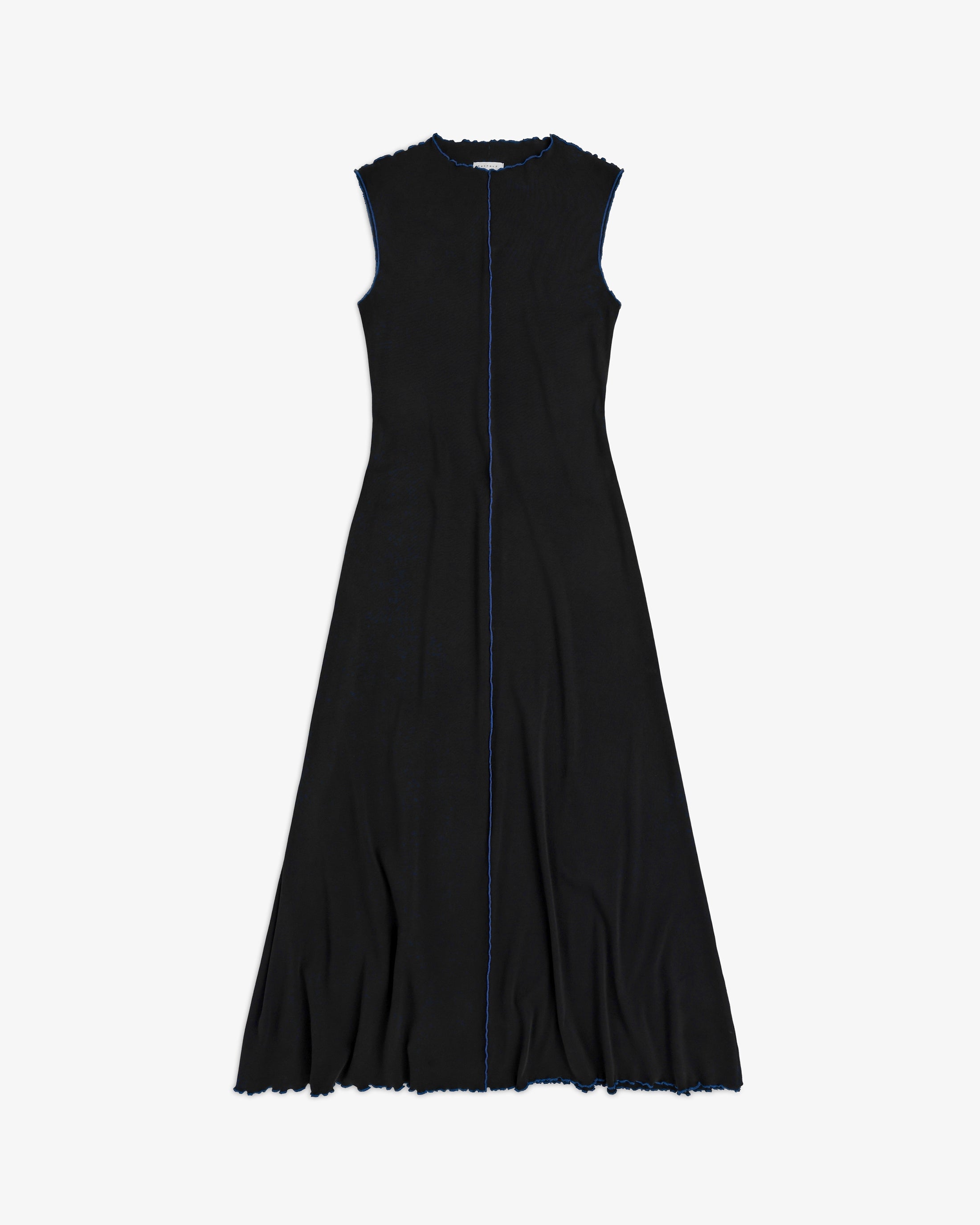 Pin-Tucked Kleid Bio Baumwolle - Schwarz