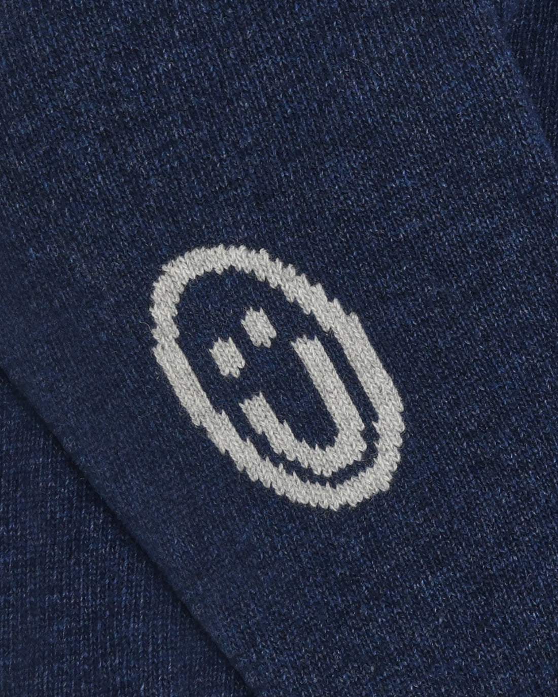 Smiling Strickpullover Recycelte Wolle - Dunkelblau