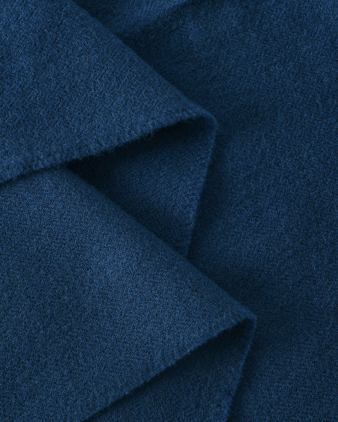 Webschal Merinowolle - Royalblau